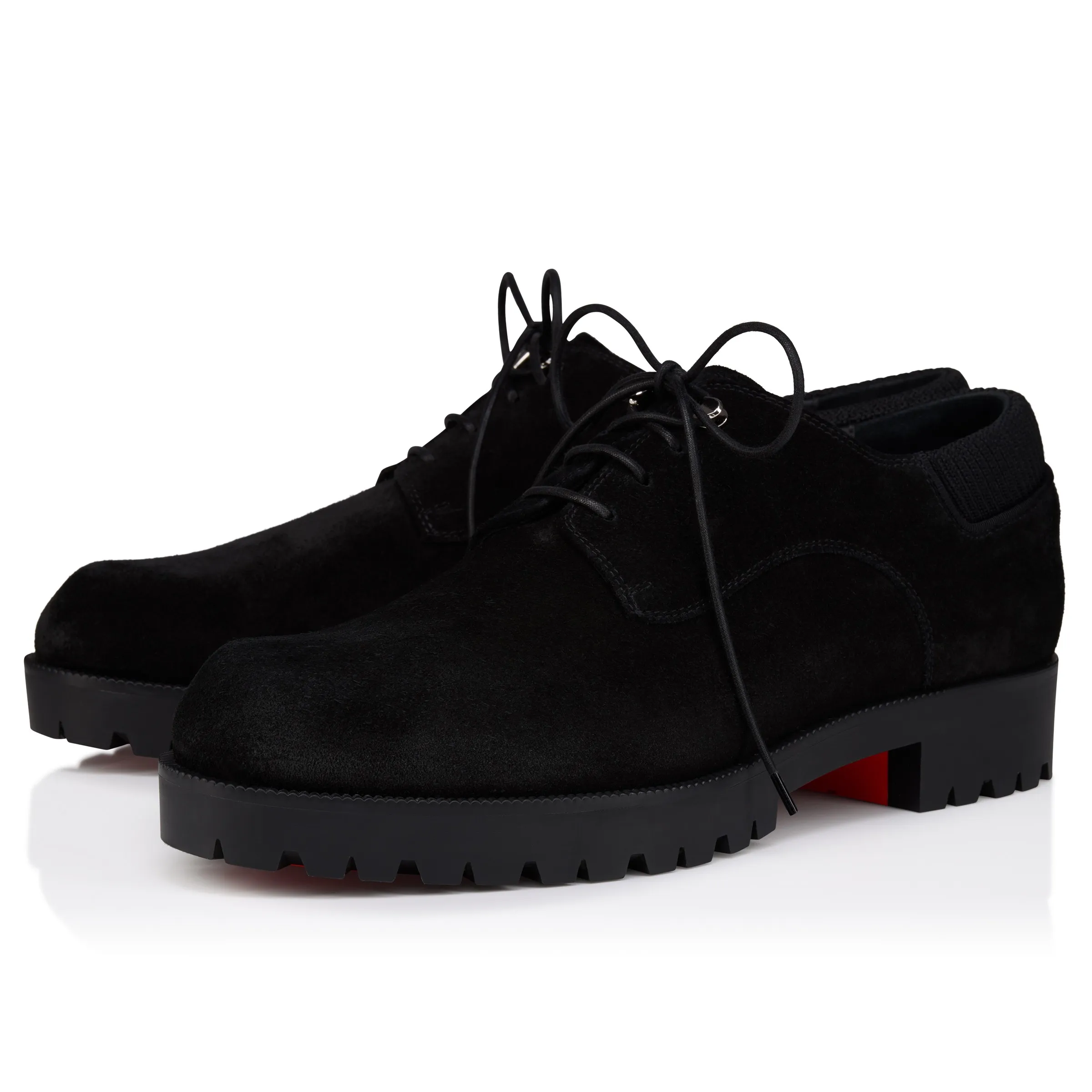 Christian Louboutin Cavafield – Derbies – Reversed calf leather – Black – Men - Gifts - alternate view 2